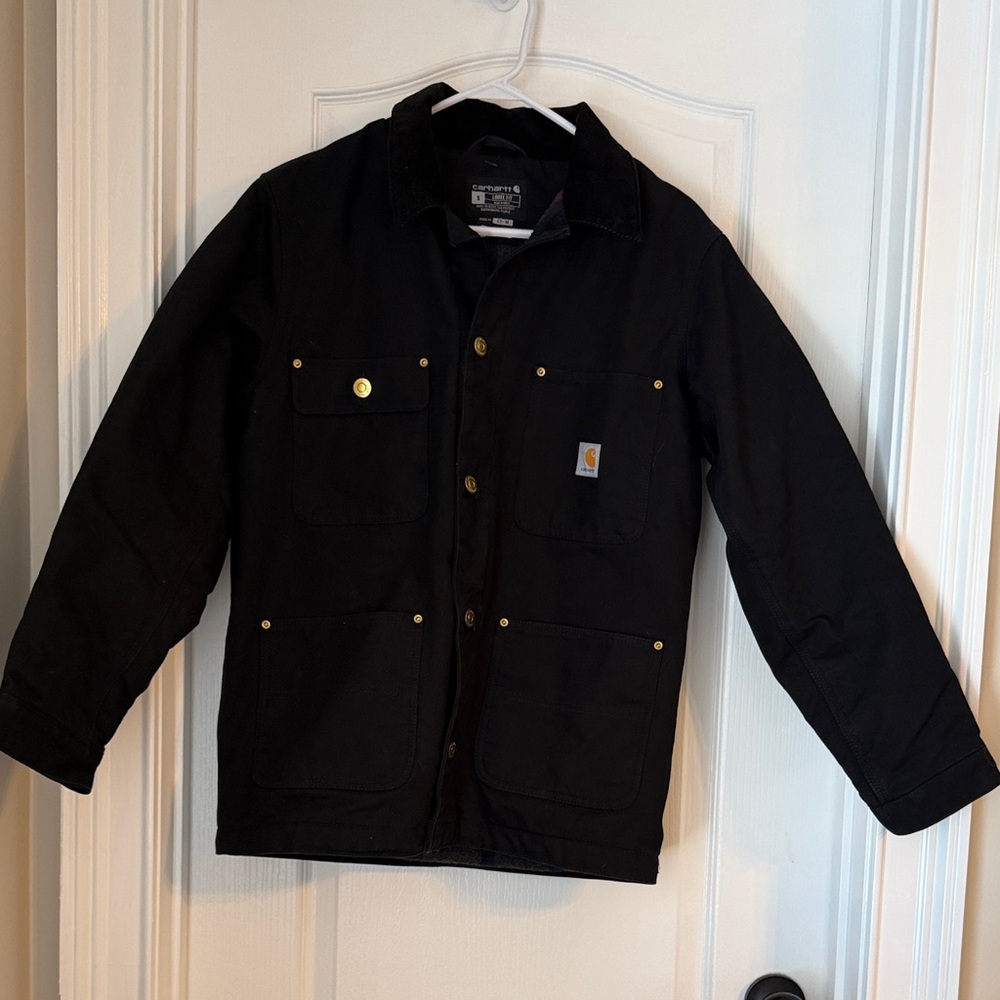 Carhartt WIP Michigan Chore Coat Winter 100% Cotton Blanket Lined Canvas Small